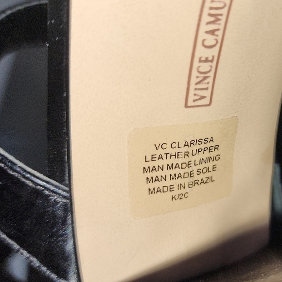 Vince Camuto Black Block Heel Sandals - Picture 13 of 13